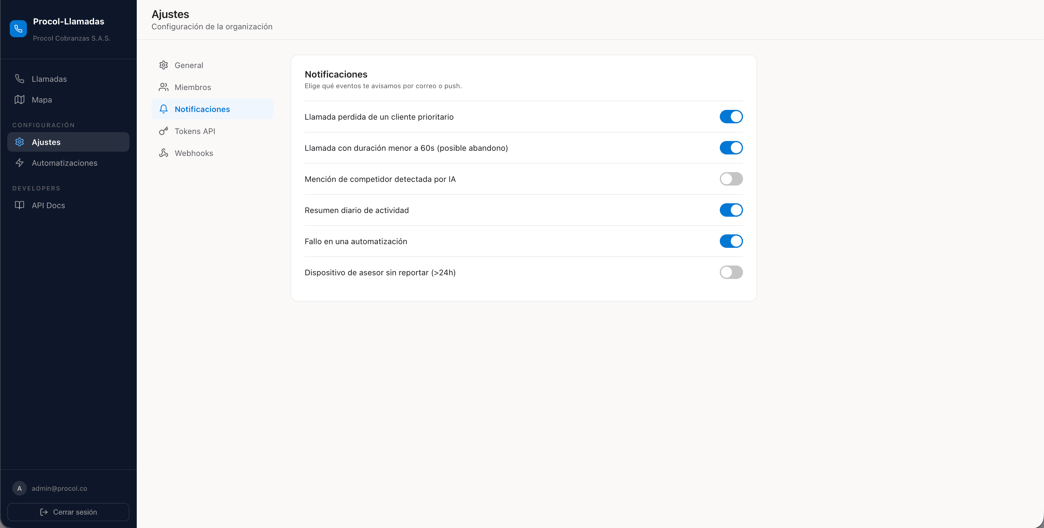 Procol Llamadas, View 6
